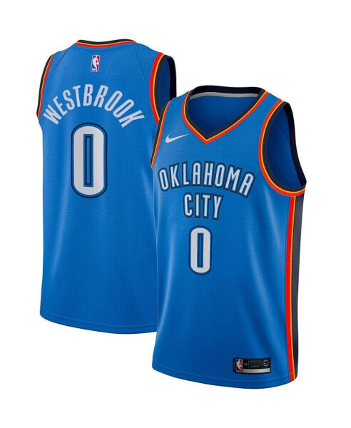 Men's Russell Westbrook Blue Oklahoma City Thunder Swingman Player Jersey - Icon Edition