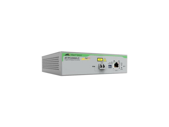 TAA 1GB POE+ MEDIA CONVERTER, LC CONNECT