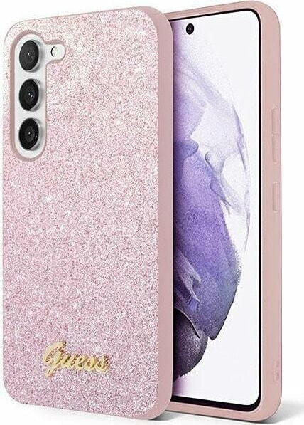 Guess Guess GUHCS24SHGGSHP S24 S921 różowy/pink hardcase Glitter Script