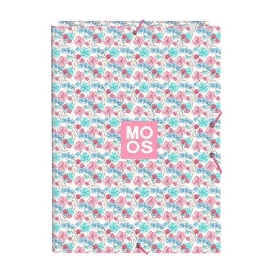 Ring binder Moos Flores Multicolour A4 26 x 33.5 x 2.5 cm