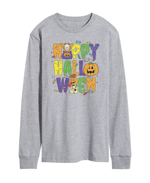 Men's Garfield Happy Halloween Long Sleeve T-shirt