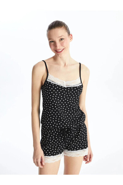 Пижама LC WAIKIKI Dreamy Polka Dot Overall Shorts