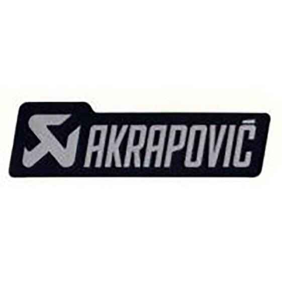 Наклейка Akrapovic логотип 150X44 алюминиевая термостойкая