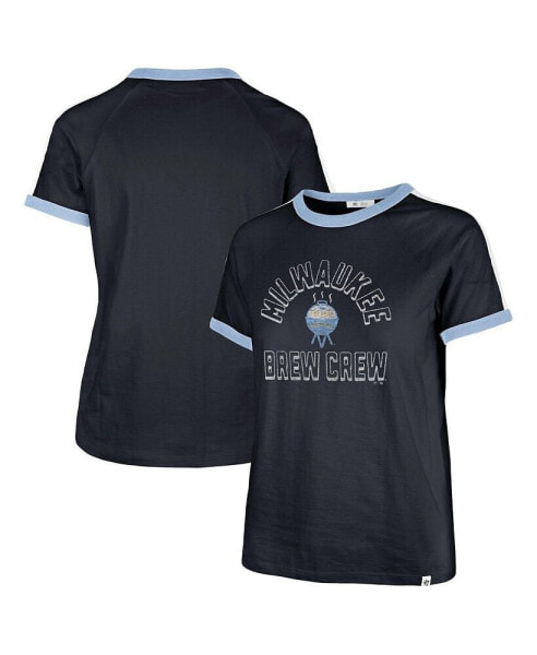 Women's Navy Milwaukee Brewers City Connect Sweet Heat Peyton T-shirt