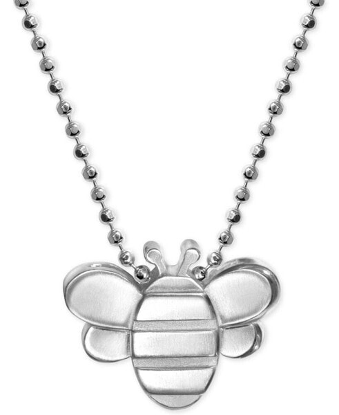 Bumble Bee Pendant Necklace in Sterling Silver
