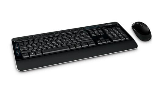 Microsoft Wireless Desktop 3050 - Keyboard - 8,000 dpi Optical - 105 keys QWERTZ - Black