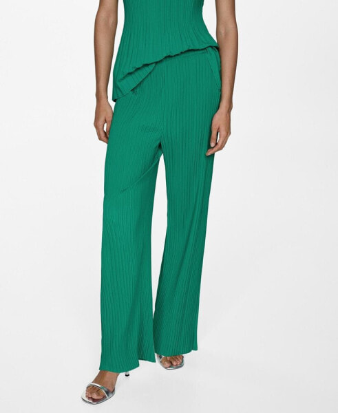 Women's Fluid Pleated Trousers