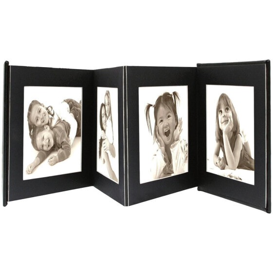 DEKNUDT Leporello 8x15x20 cm Faux Leather 8 Photos Photo photo frame