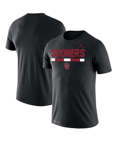 Men's Black Oklahoma Sooners Team DNA Legend Performance T-shirt
