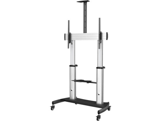 Mobile TV Stand, Heavy Duty TV Cart for 60-100" Display (100kg/220lb), Height Ad