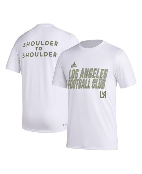 Men's White LAFC Team Jersey Hook AEROREADY T-shirt