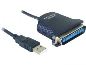 Delock USB to Printer cable 1,8m - 1.8 m - Black
