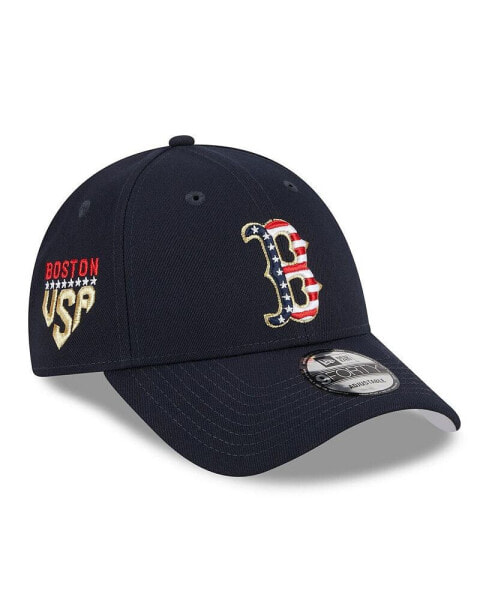 Men's Navy Boston Red Sox 2023 Fourth of July 9FORTY Adjustable Hat
