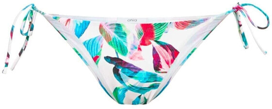 Onia Womens 175565 Kate String Tie Bikini Bottoms White/Multicolor Size XL