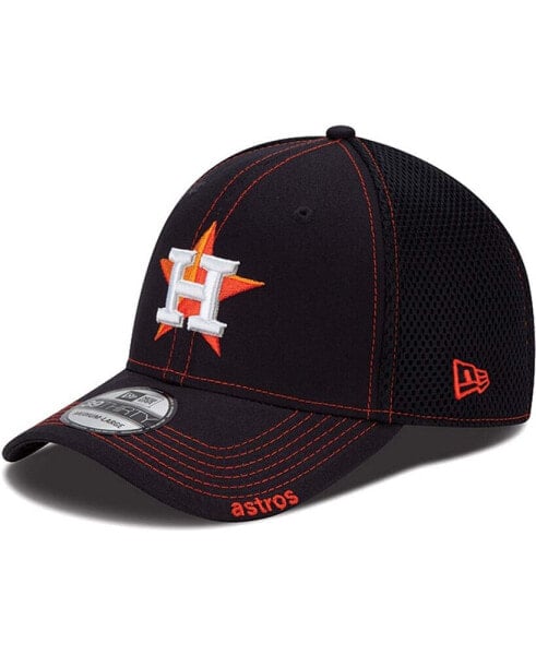 Men's Navy Houston Astros Neo 39THIRTY Stretch Fit Hat