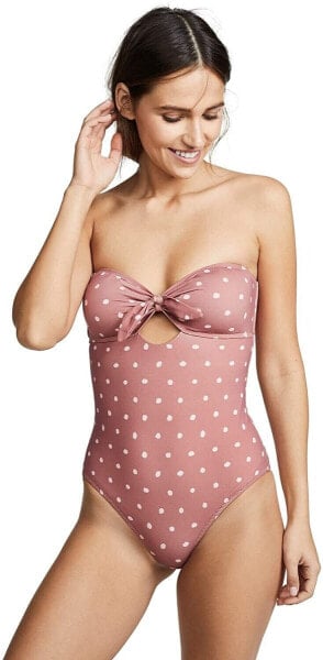 Eberjey 262532 Women's Dotty Lola Polka Dot Bandini One Piece Swimsuit Size L