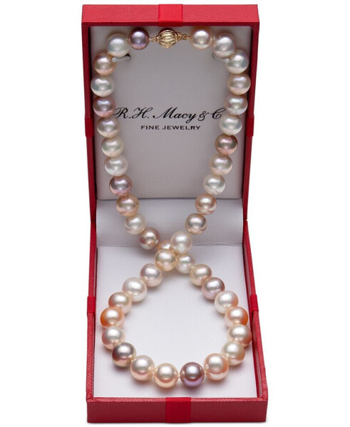 Belle de Mer cultured Freshwater Pearl (9-1/2mm) Collar 18" Necklace