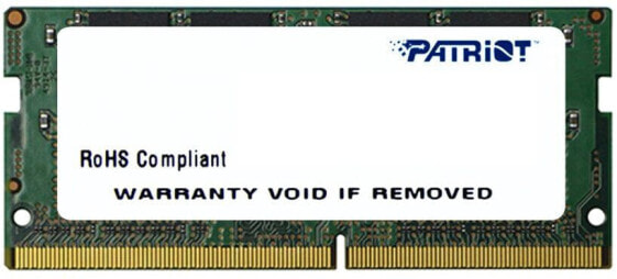 Patriot Memory 8GB DDR4 2400MHz - 8 GB - 1 x 8 GB - DDR4 - 2400 MHz - 260-pin SO-DIMM - Green