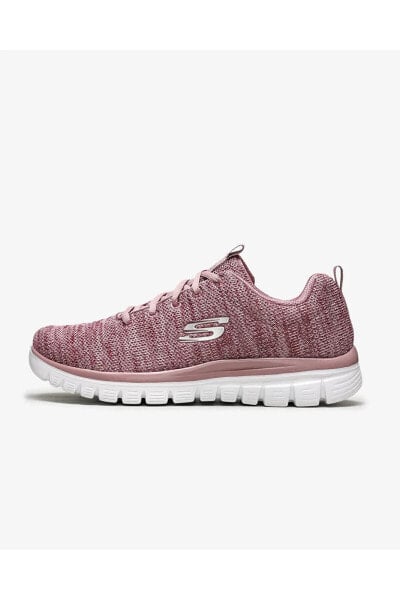 Кроссовки Skechers GRACEFUL-TWİSTED FORTUNE женские розовые - 12614 MVE