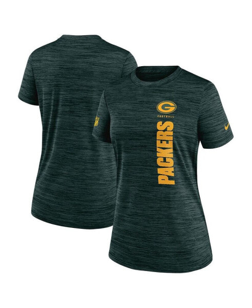 Women's Green Green Bay Packers Velocity Performance T-Shirt