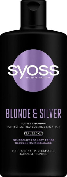 Шампунь Syoss Blonde & Silver 440 мл