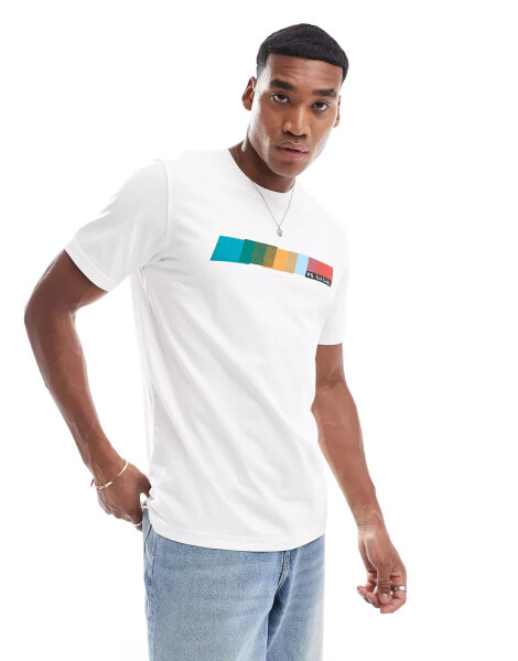 PS Paul Smith t-shirt with multi logo in white