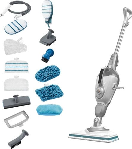 BLACK+DECKER 1600W Steam Mop 15 Accessories