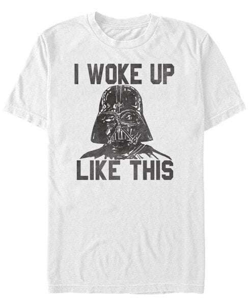 Star Wars Men's Classic Darth Vader I Woke Up Like This Short Sleeve T-Shirt