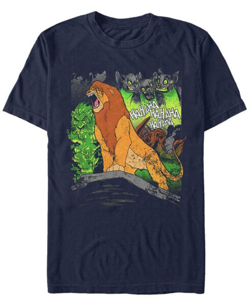 Disney Men's The Lion King Simba A Hero Roars Short Sleeve T-Shirt