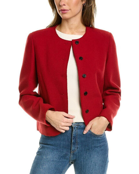 Lafayette 148 New York Alden Wool-Blend Jacket Women's