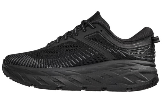 HOKA ONE ONE Bondi 7 Wide 邦迪7 低帮 跑步鞋 男款 黑色 / Кроссовки HOKA ONE ONE Bondi 7 Wide 7 1110530-BBLC