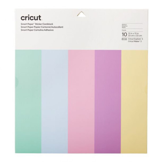 Cricut Sticker Cardstock - Pastels - Multicolour