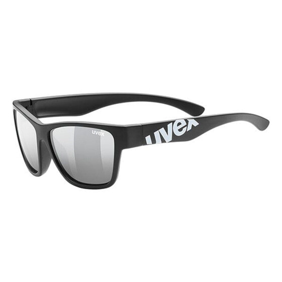 Мужские очки солнцезащитные Uvex Sportstyle 508	черные очки квадратные вайфареры