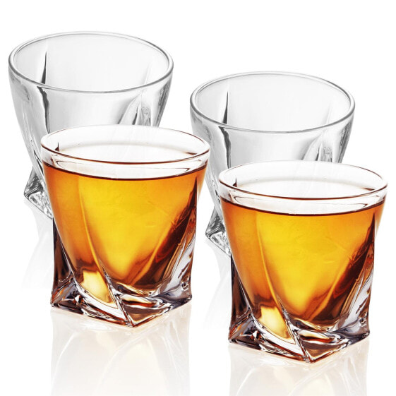 4x Whisky Glas Whiskey Kristallglas