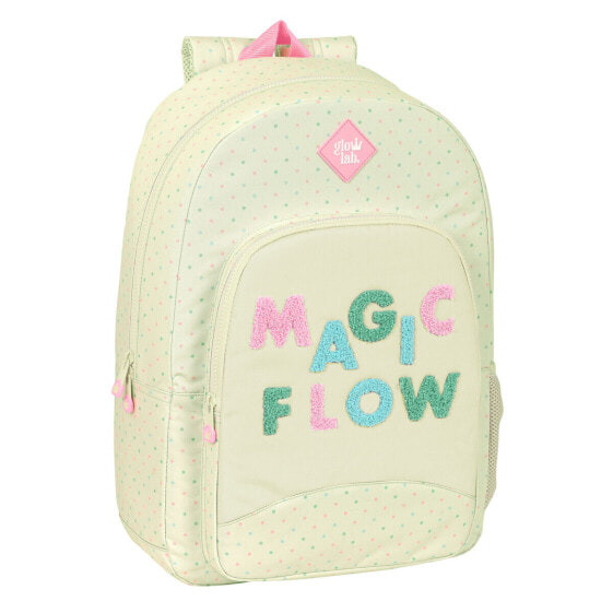 Школьный рюкзак Glow Lab Magic flow Бежевый 30 x 46 x 14 cm