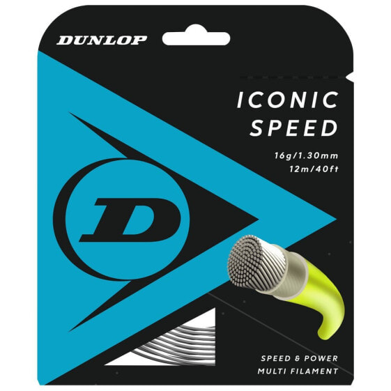 Струны теннисные Dunlop Iconic Speed 12 м 16г/1.30 мм