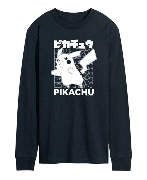 Men's Pokemon Pikachu Long Sleeve T-shirt