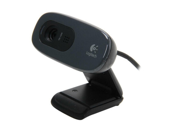 Logitech C270 HD Webcam, HD 720p, Widescreen HD Video Calling, HD Light Correcti