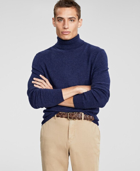 Men's Cashmere Turtleneck Sweater, Created for Macy's