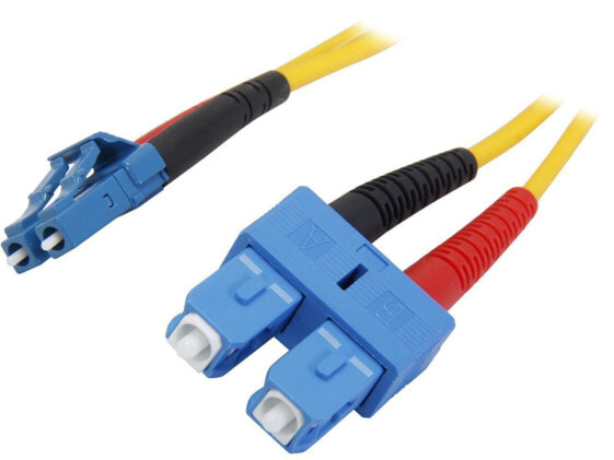 StarTech.com SMFIBLCSC4 13.12 ft. (4m) Single Mode Duplex Fiber Patch Cable LC-S