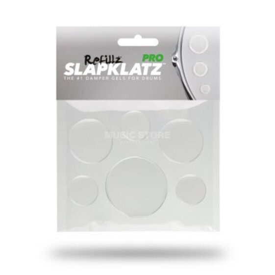 Slapklatz SLAP RF-CL Dämpfer Refillz Pack 12 Pads Transparent