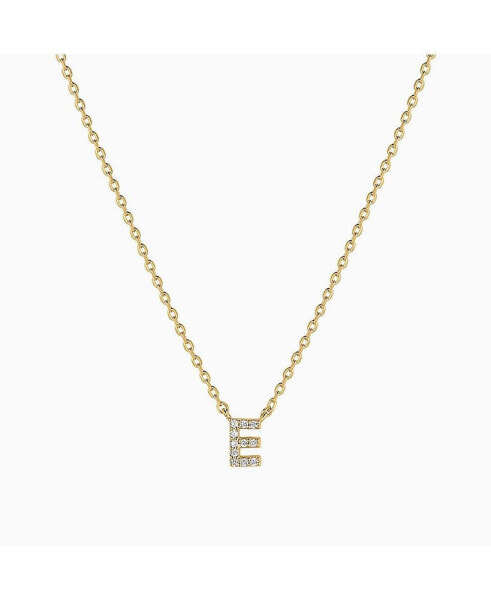 Crystal Initial Necklace