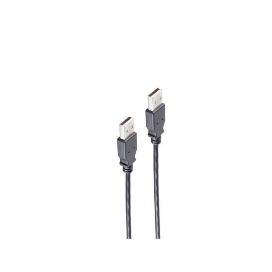 ShiverPeaks BS13-22045 - 3 m - USB A - USB A - USB 2.0 - 480 Mbit/s - Black