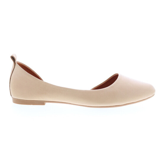 Miz Mooz Belinda Womens Brown Leather Slip On Ballet Flats Shoes 6