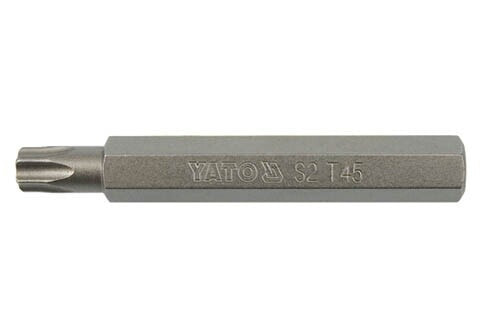 YATO Наконечник TORX END T45x75mm 10mm S2 0409