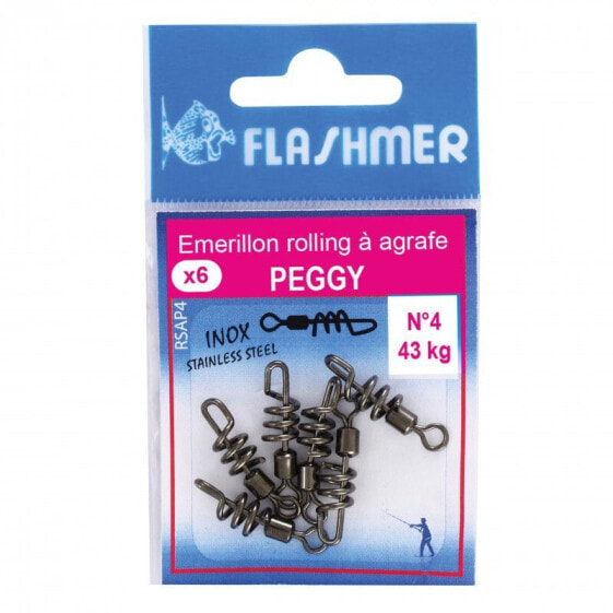 FLASHMER Rolling A Agrafe Peggy Swivels