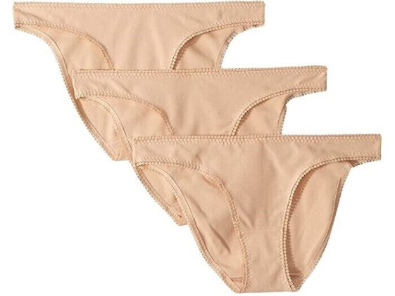 OnGossamer Womens 246205 Cabana Cotton Hip Bikini 3-Pack Underwear Size M