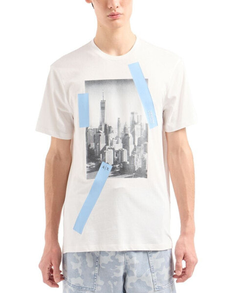 Men's Regular-Fit City Graphic T-Shirt