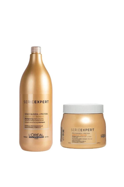 Шампунь для восстановления волос L'Oreal Absolut Repair Gold 1500 мл + Маска 500 мл
