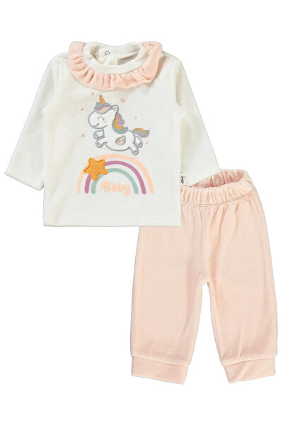 Комплект одежды Civil Baby для девочек от 6 до 18 месяцев открытый розовый